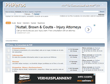 Tablet Screenshot of phperos.net